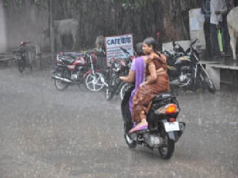 rain in jhansi