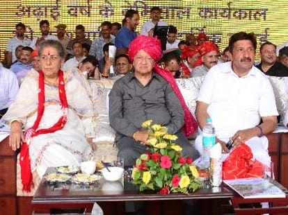 cm virbhadra singh rally at una.