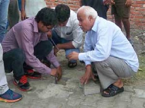 Interlocking road inspection