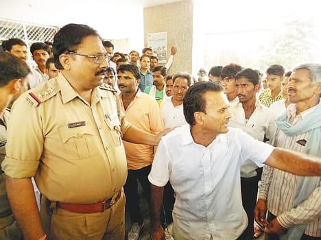 SP leader beaten to doctor , organically