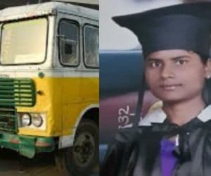 girl fell down moving roadways bus, died