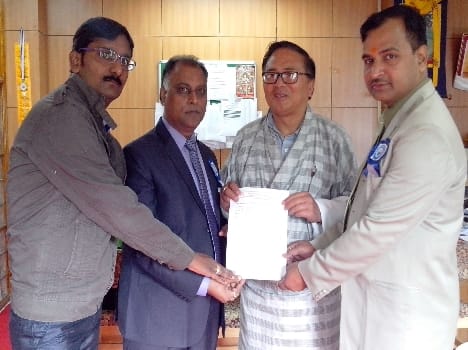 SS College delegation returned from Bhutan