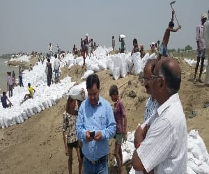 water level of ganga