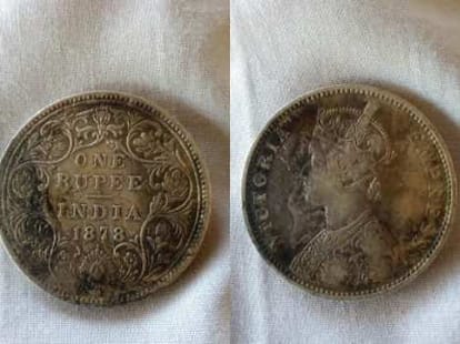 137 year old silver coin found in faizabad
