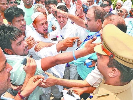 bsp protest against law and order