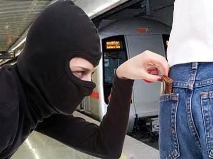 95 percent of women caught in Metro pickpocket.