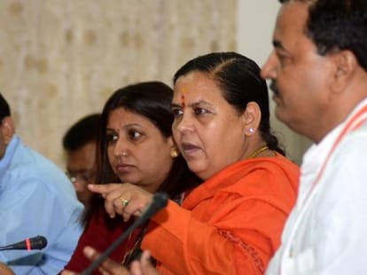 Uma Bharati talks about clean Ganga issue in Allahabad.