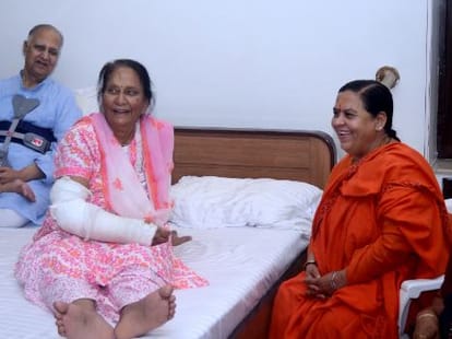 Uma Bharati talks about clean Ganga issue in Allahabad.