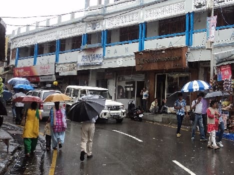 Continuous rains affected normal life