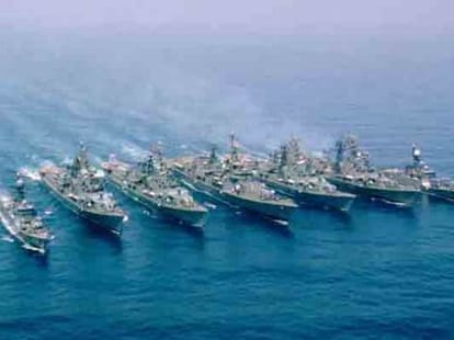 china warns india, that indian ocean is not his estate