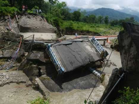 landslides in Darjeeling district