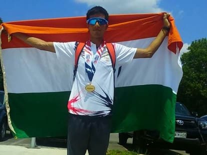 manish rawat makes world record in 5 thousands meter walk.