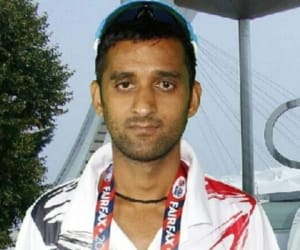 mukesh got gold in fairfax world police and fire games.