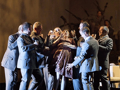 Royal Opera House audience boos gangrape scene