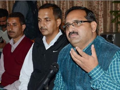 bjp general secretary randhir sharma statement over cm virbhadra singh.