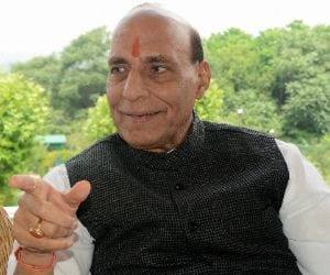 BJP celebarates birthday of Rajnath Singh.