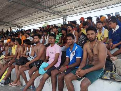 bumper recruitment in indian army in narnaul, haryana