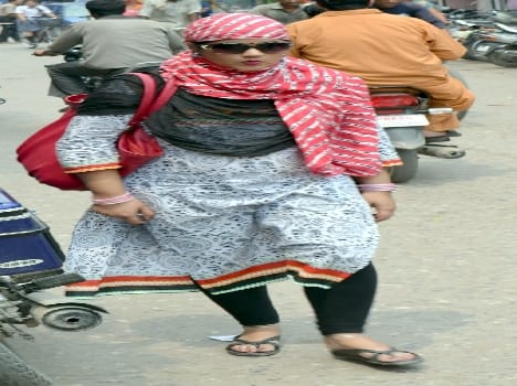 Humid heat People suffering from