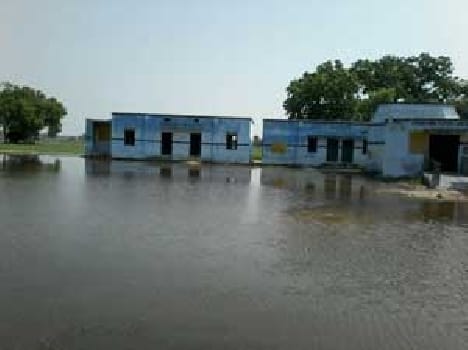 Not opening a school campus is filled with water