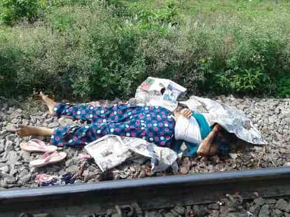 Dead body found near railway track in Ayodhya.