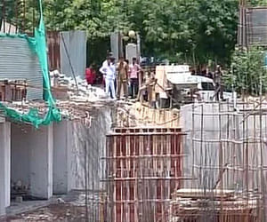 jama masjid building collapse in khatima.