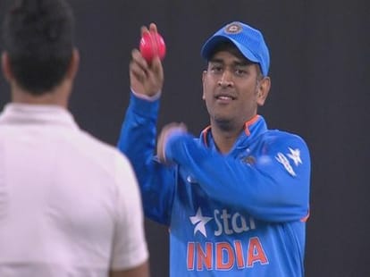 Captain MS Dhoni Has Tested the Pink Ball at MCG