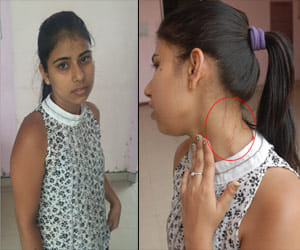 Road Rage: women beating the young rider's girl