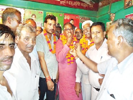 Spaiyon reception of the Sadar MLA