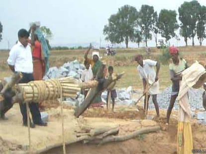 Condition of MNREGA in UP.