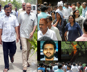 AAP Angry at the death of Akshay, attack on the government of Shivraj