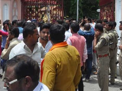 UP BJP MPs end its protest.