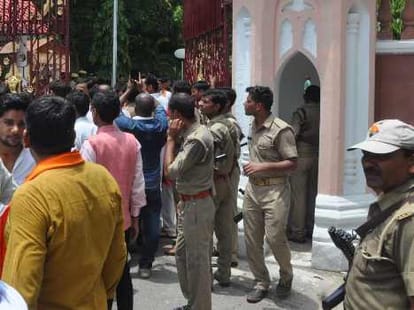UP BJP MPs end its protest.