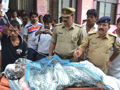 up goverment claims women isnot burnt in police station