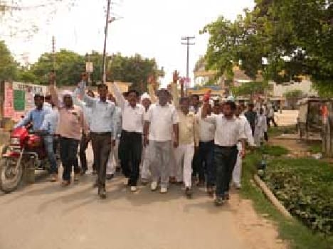 Managers took procession
