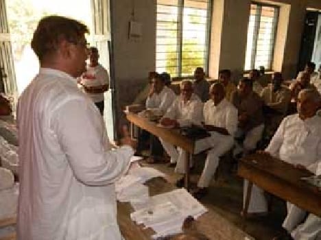 discussion on the preparations of satyagraha