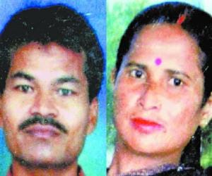 lady, man death due to electric shock in rain