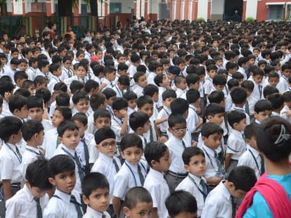 ceiling fan fallen thrice on students in government school of delhi