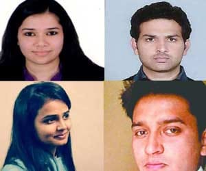 story of four students passed UPSC exams
