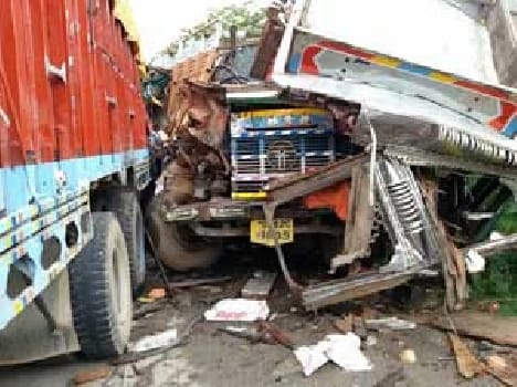 Truck driver killed in the accident , three injured