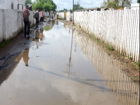 Rain water logging in many places