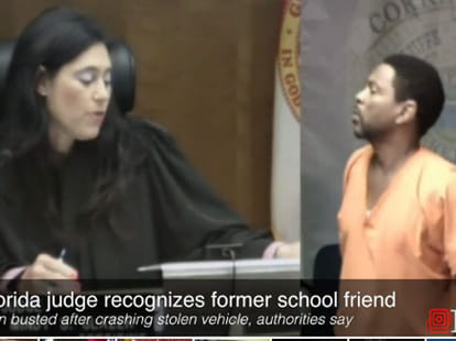 Watch The Emotional Moment A Judge Recognizes The Accused As A Former Classmate