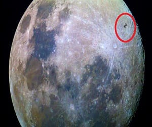 Lucky shot: Photographer catches space station racing past the moon