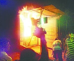 fire at room, three people died at kurukshetra