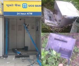 atm theft at uco bank kangra.
