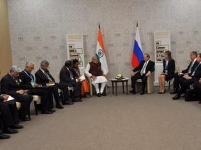 modi in russia met to putin