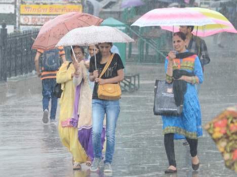 rainfall predicted in himachal.