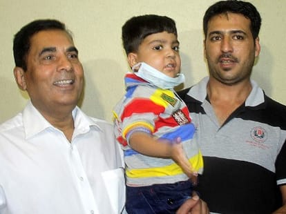grandfather saves three year old abdul by giving his kidney