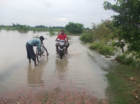 Suheli river in spate, several villages vulnerable agricultural area