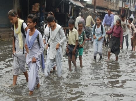 nigam's work opened in a first rain