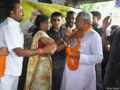 in bihar nitish is on the way of narendra modi